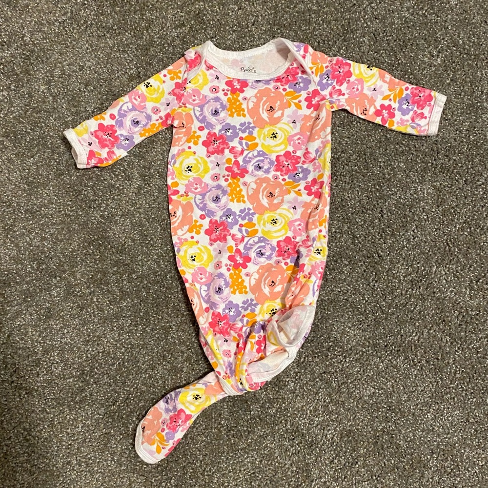 Baby essentials knotted gown